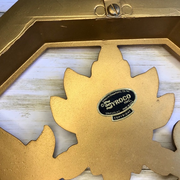 Set of Three Syroco Vintage Ornate Boho Wall Decor - Picture 10 of 12